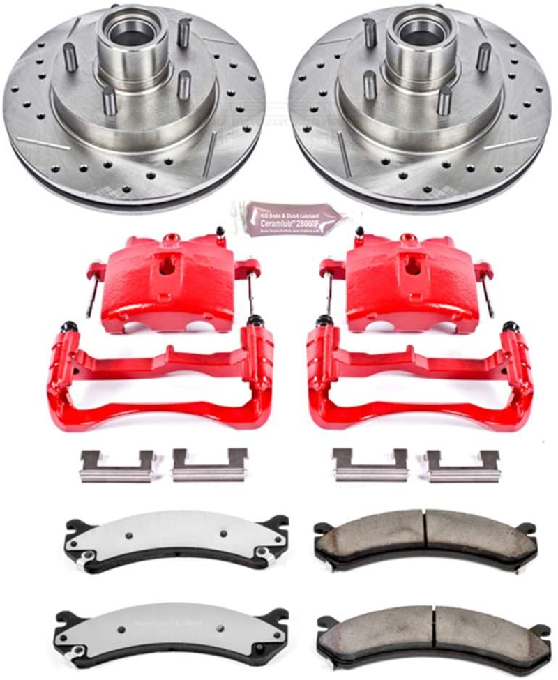 Power Stop KC2071-36 Front Z36 Truck and Tow Brake Kit with Calipers