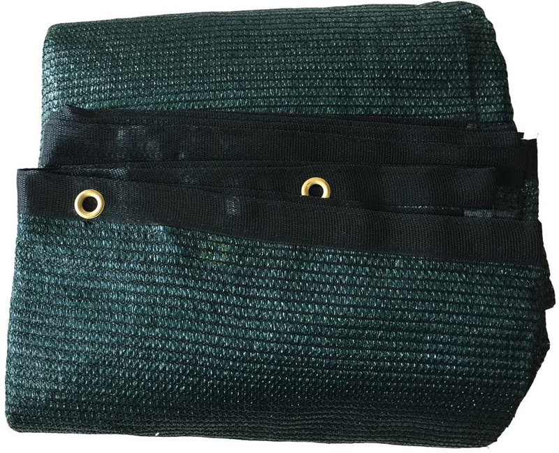 E.share 70% Green Shade Cloth Taped Edge with Grommets 12 ft X 6 ft