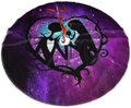 Jinsshop The Ni-GHT-mare Before Christmas Jack and Sally Christmas Tree Skirt, Soft, Easy to Put, Light for Christmas Decorations, Holiday, Party Decoration 30"
