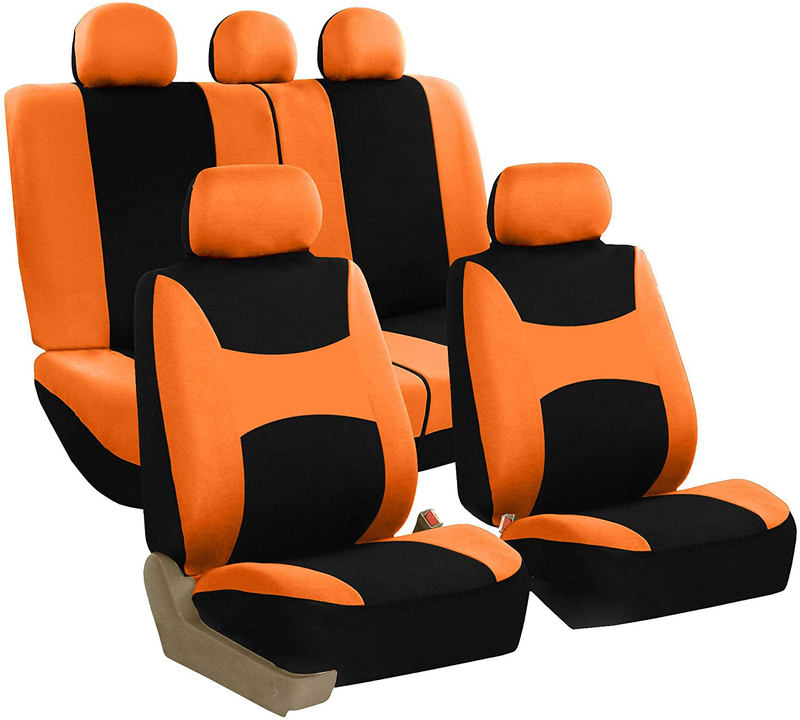 FH Group FB030MINT115 full seat cover (Side Airbag Compatible with Split Bench Mint)