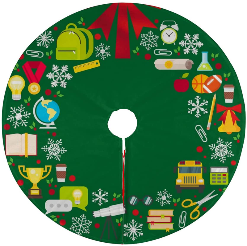 How The Grinch Stole Christmas Xmas Tree Skirt Christmas Decorations, Christmas Tree Skirt for Holiday Tree Ornaments Christmas Party Home Decorations （36Inch）
