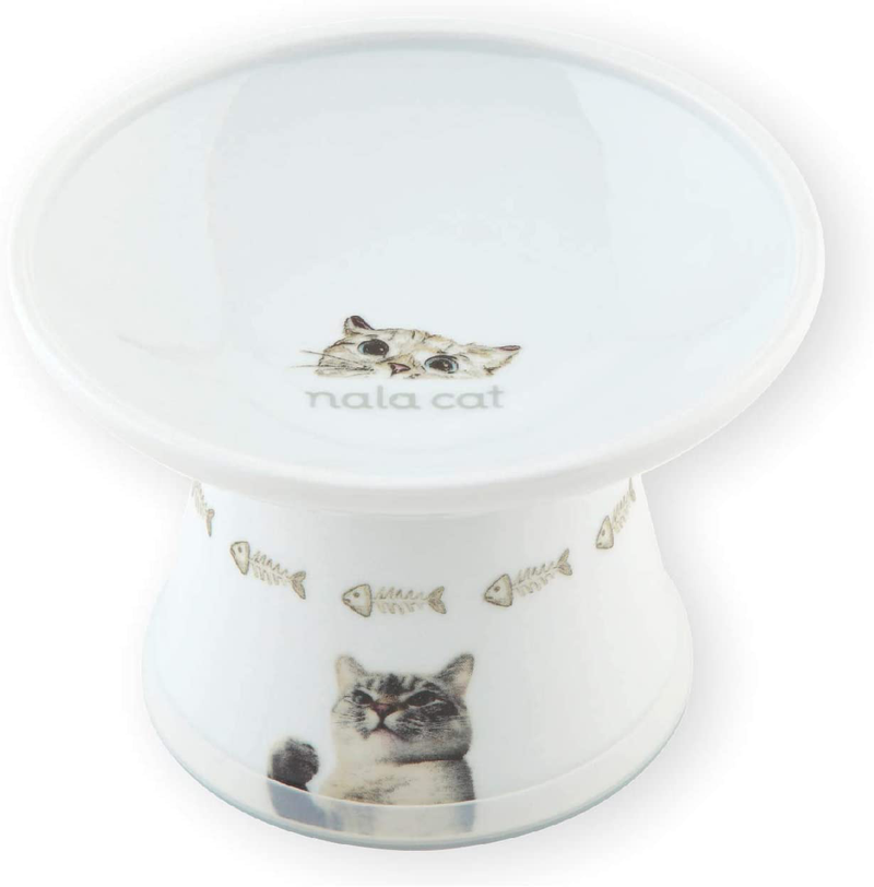 Extra Wide Raised Cat Food Bowl