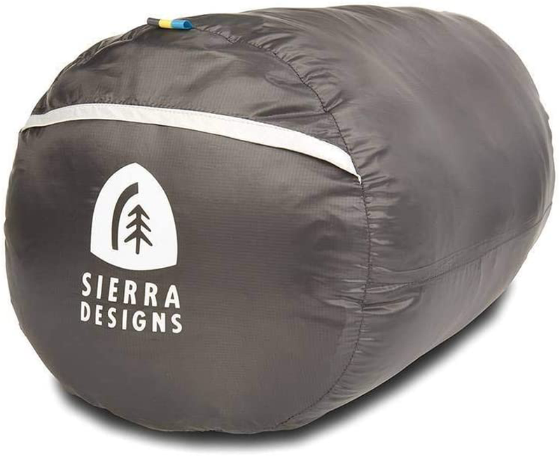 Sierra Designs Backcountry Bed 20 Degree 650F Dridown Lightweight Sleeping Bag for Adults