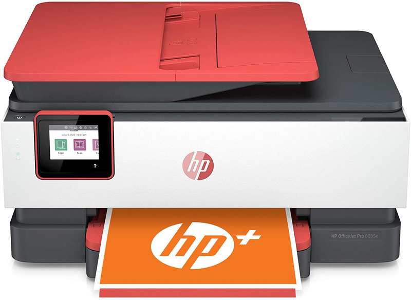 HP Officejet Pro 8035E All-in-One Wireless Color Printer (Basalt), with Bonus 12 Months Free Instant Ink Thru (1L0H6A)