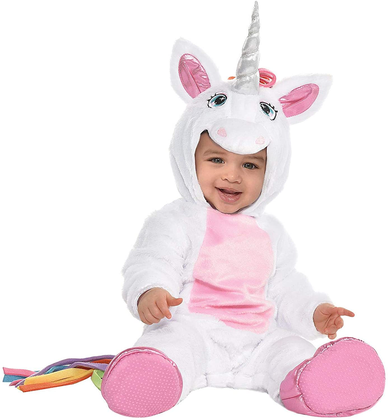 Infant Unicorn Costume 6-12 Months, Multicolored, Small
