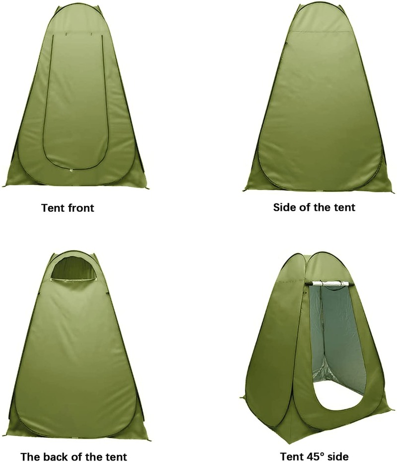 Pop up Privacy Tent, Foldable Outdoor Changing Room, Portable Camp Toilet, Sun Rain Shelter, Shower Tent with Carry Bag for Camping Hiking Beach Bathing Dressing
