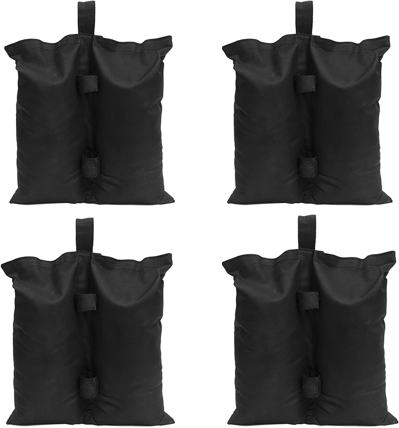 Misscat Canopy Weights Set of 4, Sand Bags for Canopy Legs, Tent Weights for Legs, Heavy Duty Gazebo Weights Sandbags for Patio Umbrella Base, Outdoor Curtain, Pop Up Tent, Sun Shelter, Pool Ladder