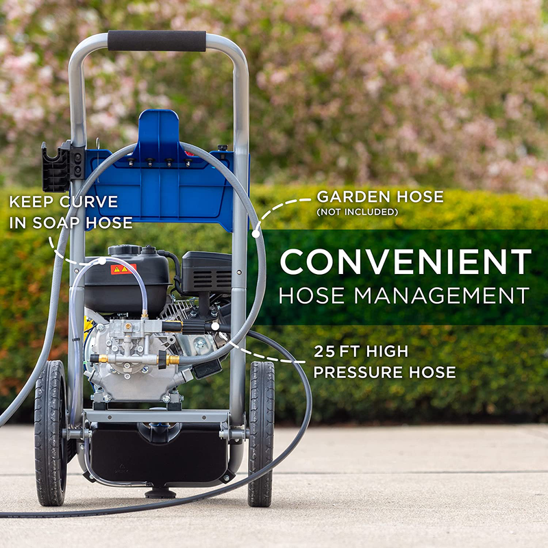 Westinghouse Outdoor Power Equipment WPX2700 Gas Powered Pressure Washer 2700 PSI and 2.3 GPM, Soap Tank and Four Nozzle Set, CARB Compliant