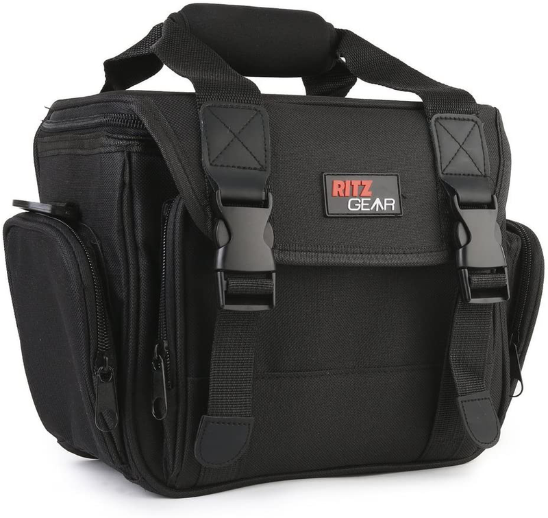 Ritz Gear SLR Digital Camera Deluxe Gadget Bag/Video Padded Carrying Case RGSLRB