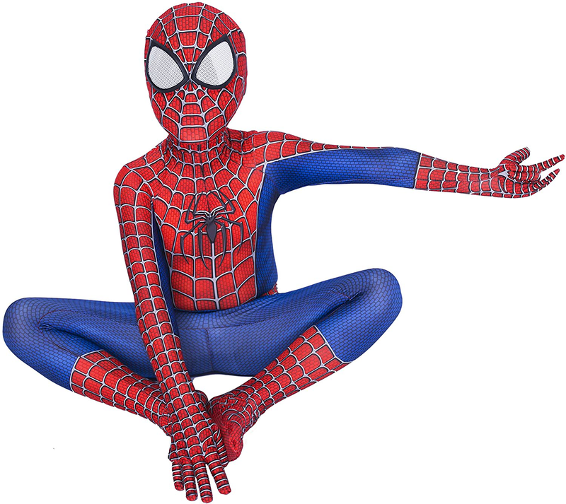 Riekinc Kids Superhero Suits Halloween Cosplay Costumes 3D Style