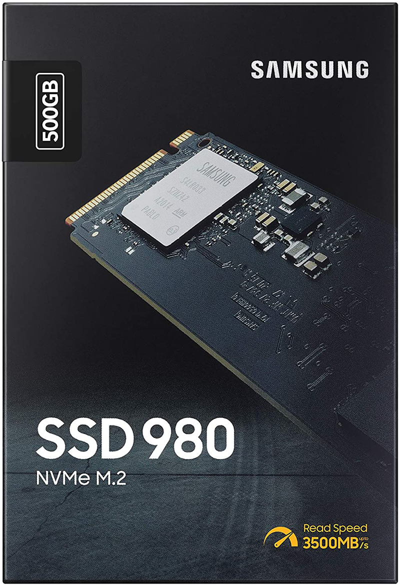 Samsung Electronics (MZ-V8V500B/AM) 980 SSD 500GB - M.2 NVMe Interface Internal Solid State Drive with V-NAND Technology