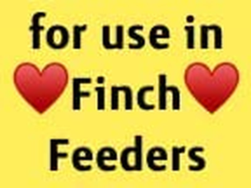 Wild Finch Mix Wild Bird Food -Super Clean Seed for Outdoor Finch Feeder - 15 LBS