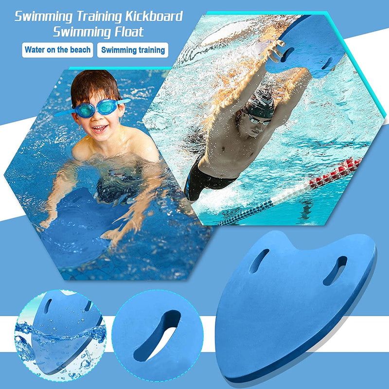 LZYY Swim Training Aid Kickboard - A&U Shape Swimming Pool Equipment Kick Board Easy Learning Safety Swimmer Floating Plate EVA Body Boards for Kids Children Summer