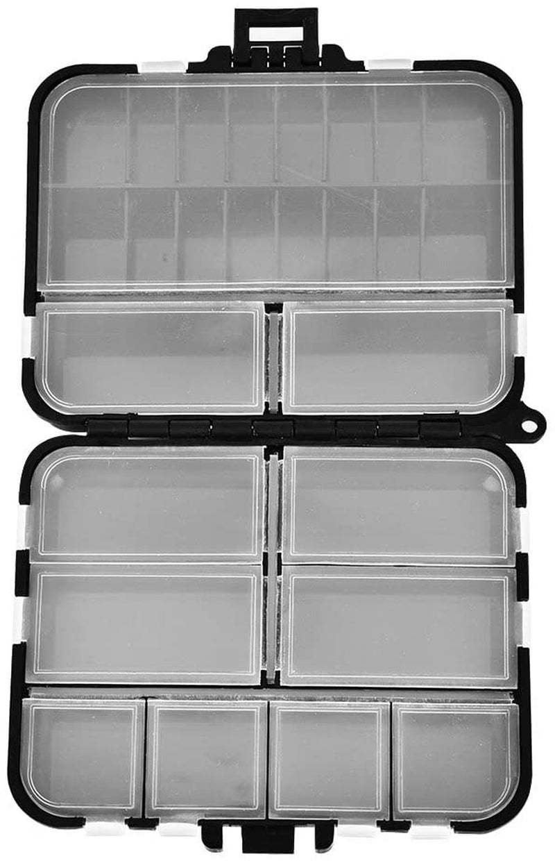 VGEBY1 Fishing Lure Box, Plastic Double Sided Tackle Baits Tackles Hooks Storage Box Fishing Accessory Container