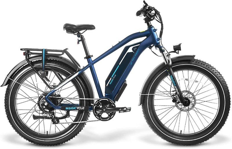 MAGICYCLE Fat Tire Electric Bike for Adults 750W Motor 52V 15AH/20AH Large Battery E Bike 26'' Fat Tire Electric Bike 25MPH 7-Speed up to Electric Mountain Bike