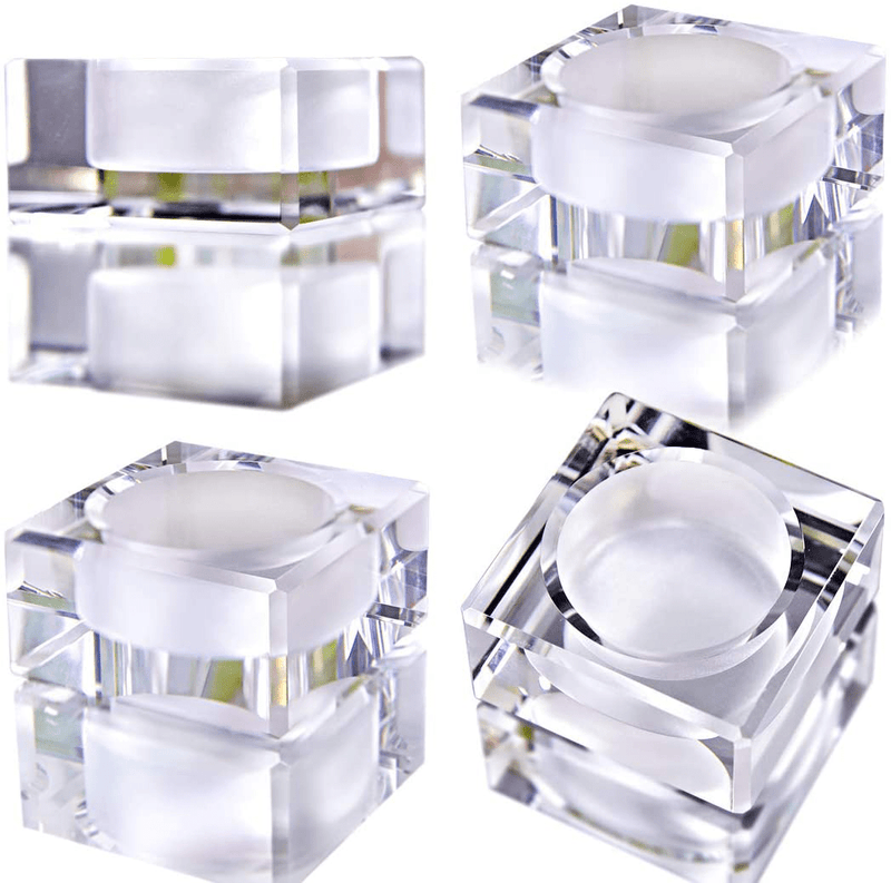 4 Pack Square Tealight Candle Holders Dinner Table Decor for Home