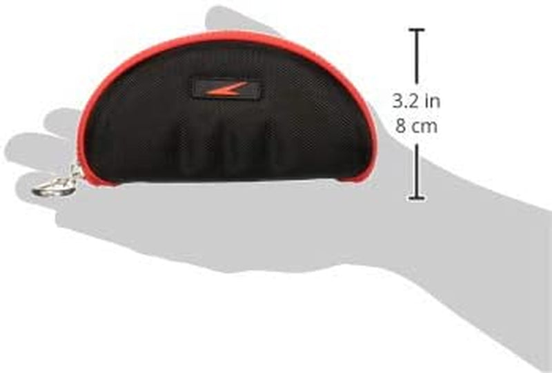 Speedo Unisex Swim Goggle Protective Case Black/Red, One Size