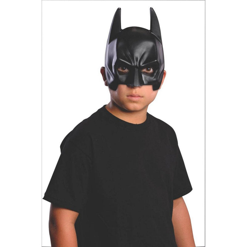 Justice League Batman Black Plastic Halloween Costume Mask, for Child