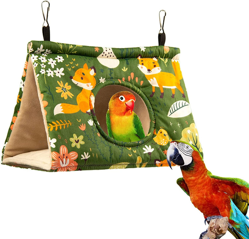 Fashion Pet Bird Parrot Cages Warm Hammock Tent Bed Hanging Cave for Sleeping Small Bird Cage Accessories Bird House Hanging Cave Bed Ferrets Hanging Cave Bed Hanging Cave Reptiles