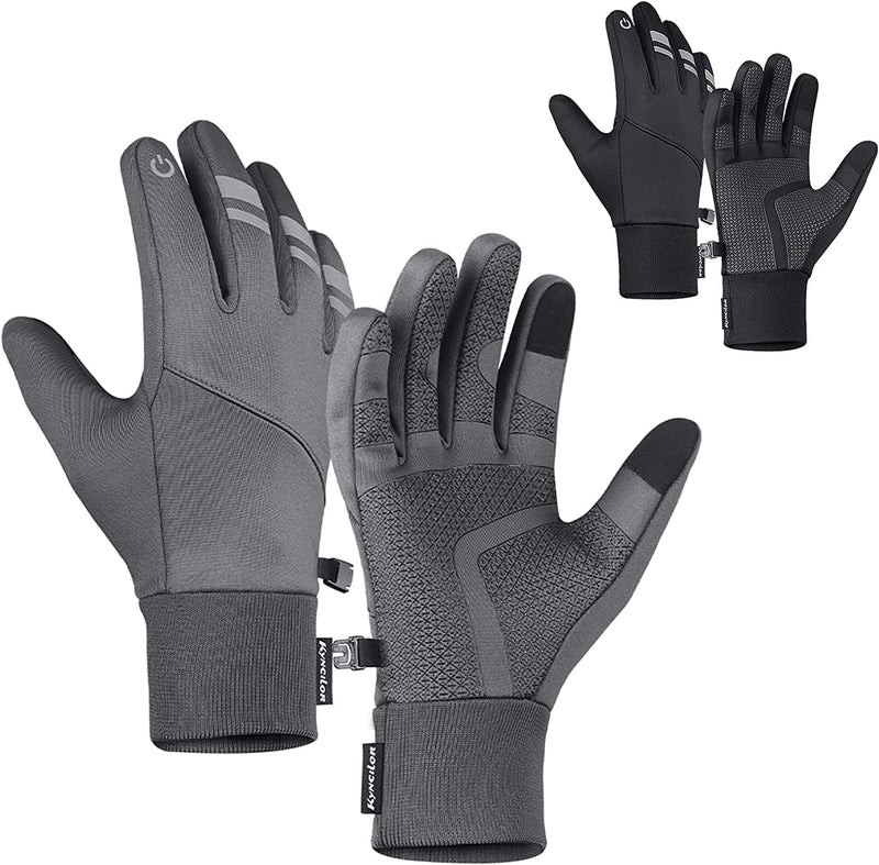 Mengk Winter Warm Gloves Touchscreen Fleece Waterproof Cycling Gloves