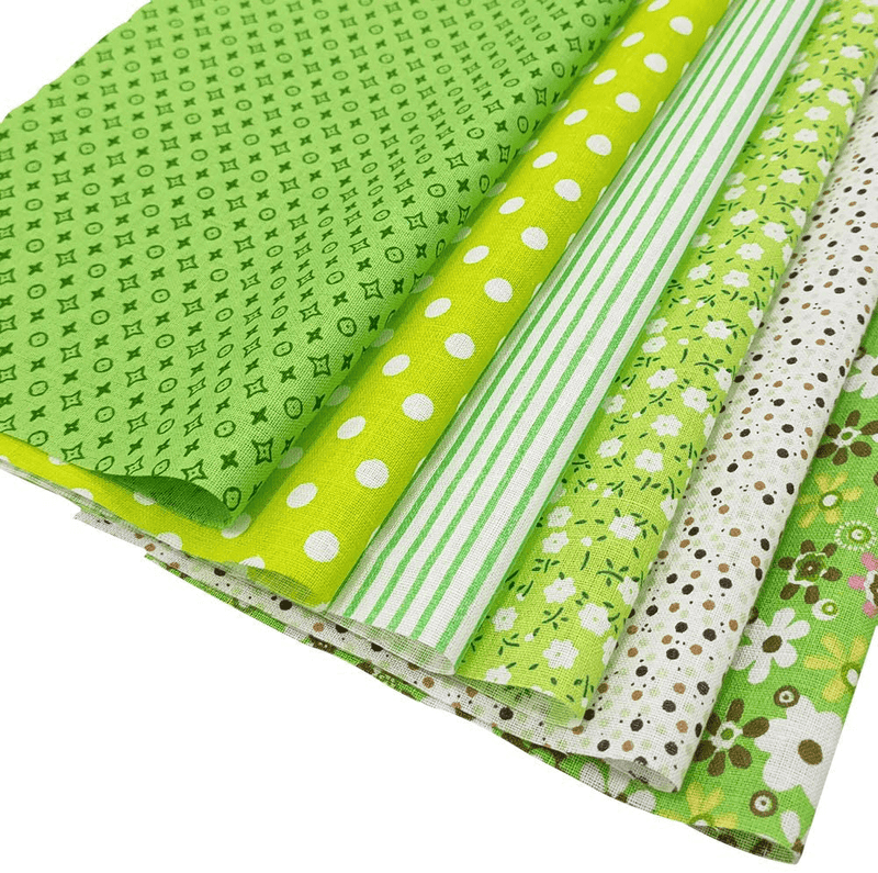 50 Pcs 10" x 10" Craft Fabric Bundle Squares Patchwork Fabric Sets Cotton Material Quilting Fabric for DIY