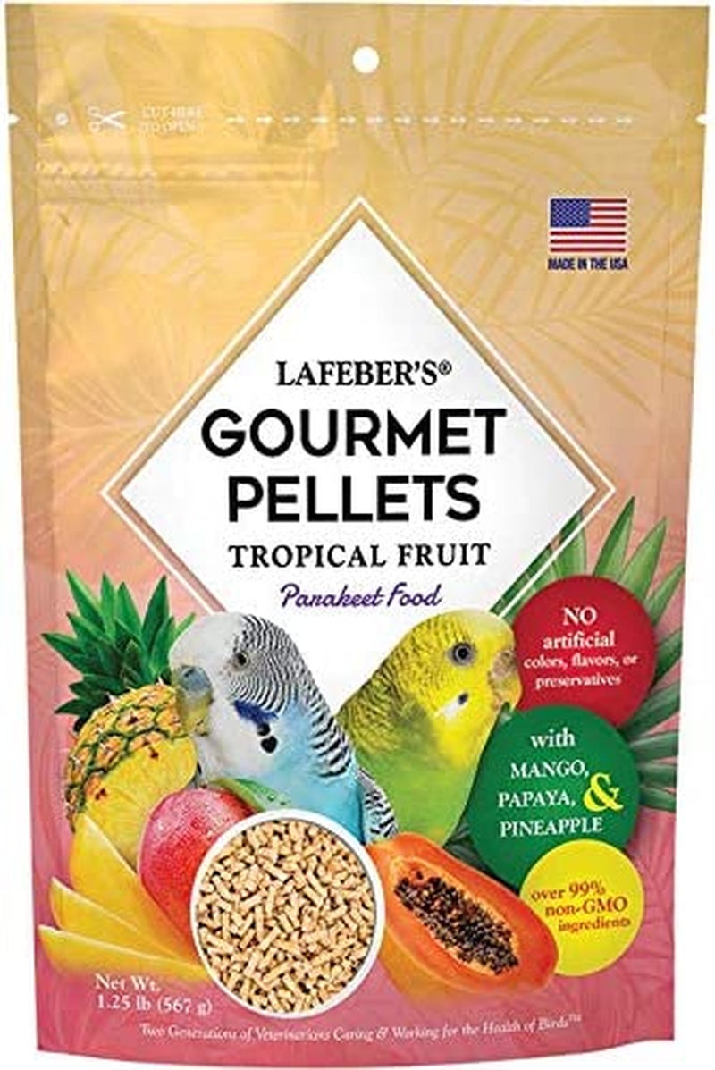 LAFEBER'S Premium Daily Diet Pellets Pet Bird Food, Made with Non-Gmo and Human-Grade Ingredients, for Parakeets (Budgies), 25 Lb