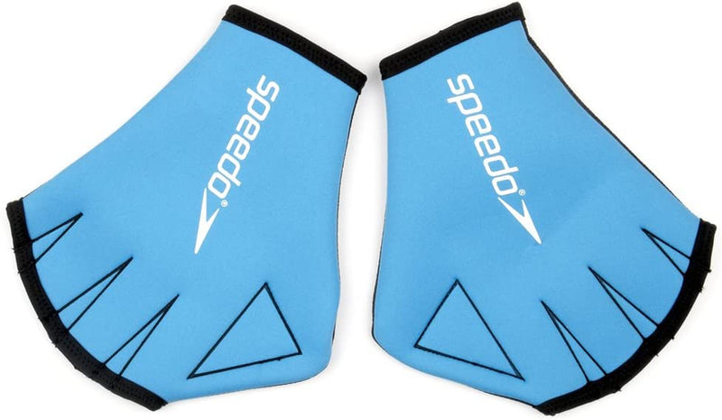 Speedo Unisex Adult Aqua Glove, Blue, Large