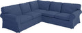 The Thick Cotton Ektorp 2 2 Sofa Cover Replacement Is Custom Made for IKEA Ektorp Corner or Sectional Sofa Slipcover