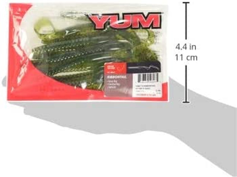 YUM Ribbontail Worm Curly-Tail Swim-Bait Bass Fishing Lure