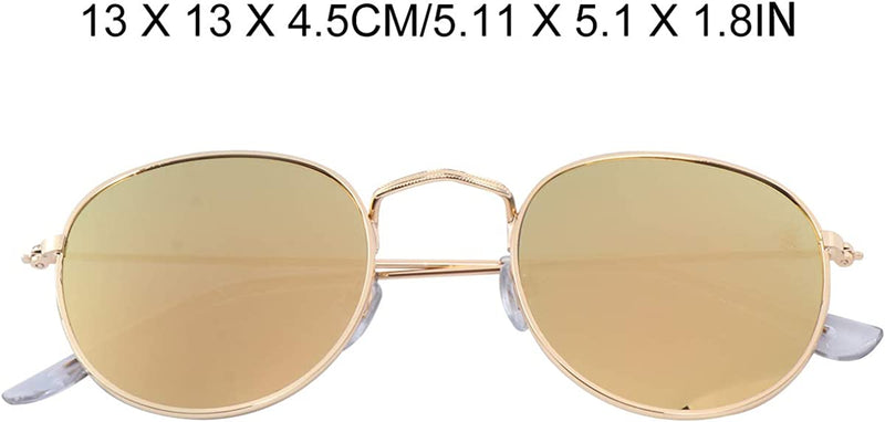 SOIMISS 2Pcs Stylish Sunglasses Circular Frame Eyeglasses Chic Eyewear Man Woman Sunglasses Party Glasses