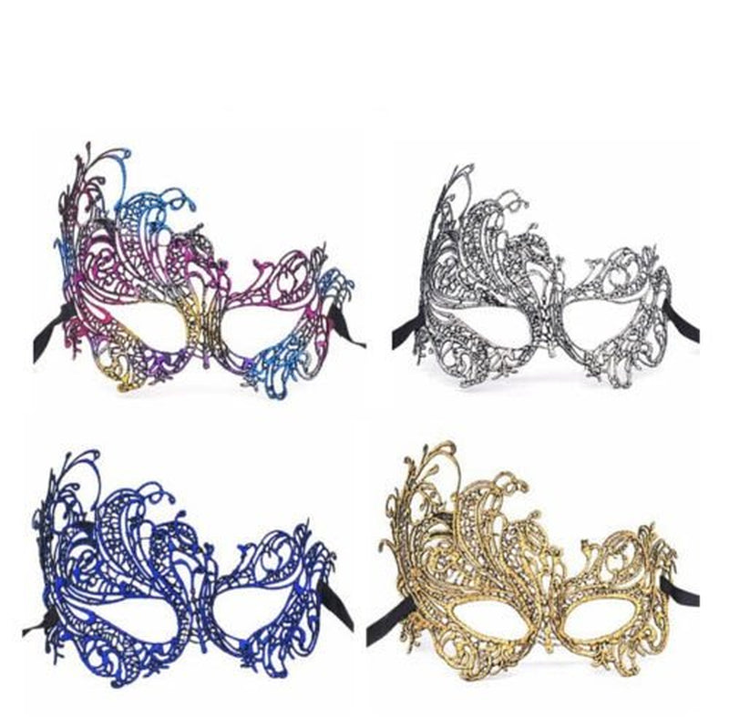Lace Bronzing Mask Eye Sexy Masquerade Ball Halloween Party Dress Costume Party Masks