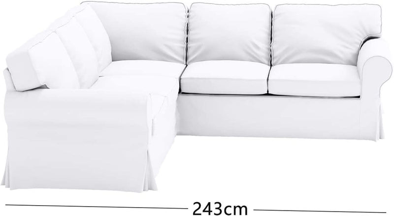 The Thick Cotton Ektorp 2 2 Sofa Cover Replacement Is Custom Made for IKEA Ektorp Corner or Sectional Sofa Slipcover
