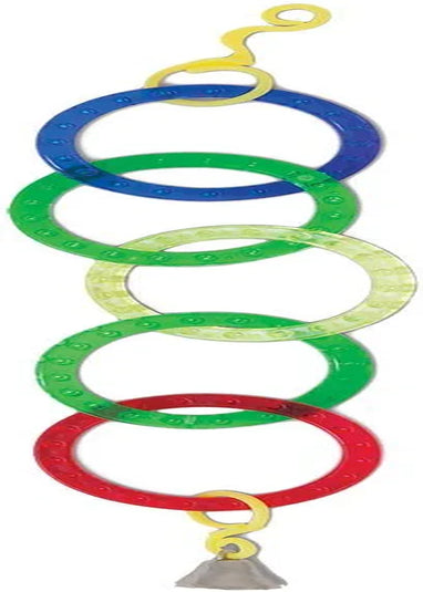 JW Pet Company Activitoy Olympia Rings Small Bird Toy, Colors Vary