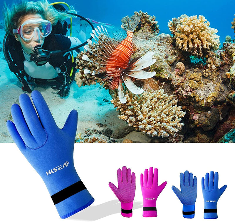 3Mm Neoprene Diving Gloves Women Men Anti-Slip Snorkeling Gloves for Snorkeling Swimming Surfing Sailing Kayaking Diving