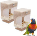 1PCS Automatic Bird Feeder - No-Mess Bird Feeder, Parrot Feeding Cage Accessories，Suitable for Small and Medium Parrotsand Birds Seed Feeder For(1Pcs)