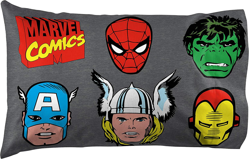 Jay Franco Marvel Avengers Superheroes Full Sheet Set - 4 Piece Set Super Soft and Cozy Kid’S Bedding Features Iron Man - Fade Resistant Polyester Microfiber Sheets (Official Marvel Product)