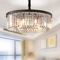 MEELIGHTING Crystal Chandeliers Modern Luxury Ceiling Lights Fixtures Pendant Lighting for Dining Living Room Chandelier D43" Nickle