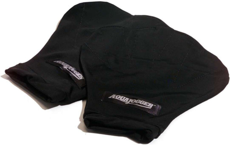 Aquajogger Webbed Pro Gloves (Black, Small)