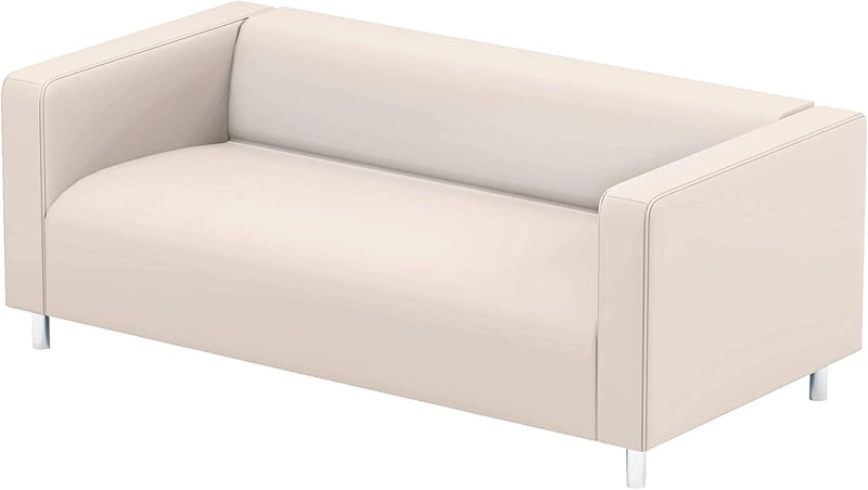 The Durable Cotton Klippan Loveseat Cover Replacement Is Custom Made. It Fits IKEA Klippan Loveseat Slipcover, a Sofa Cover Replacement. (Cotton Beige)