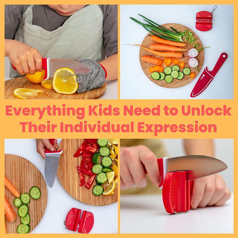 Kids Knifes for Real Cooking | Kids Knife Set for Kids Cooking, Kid Safe Knives, Kid Friendly Knives for Kid Knives for Cutting Kids Kitchen Knives
