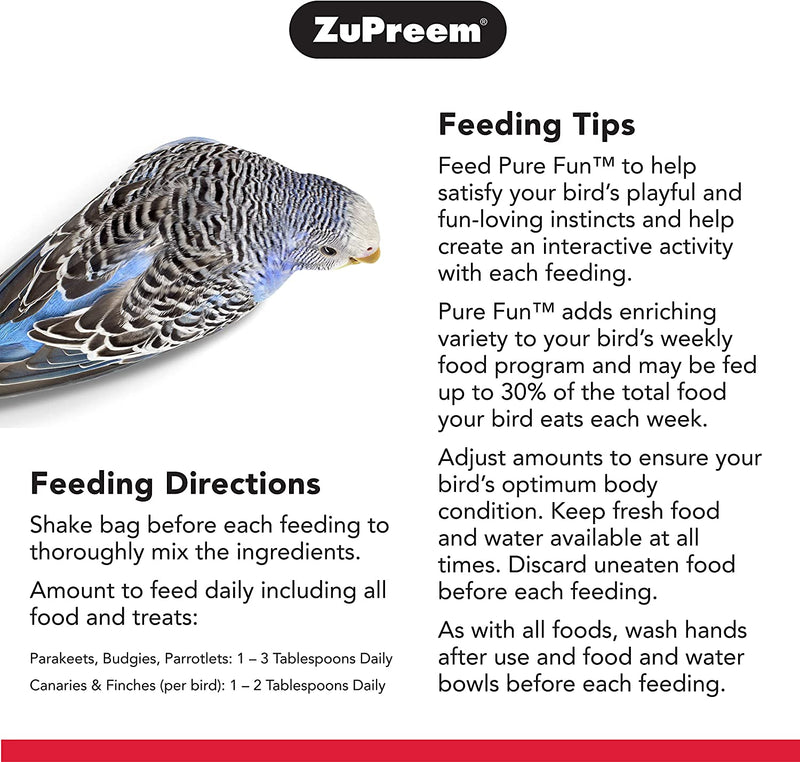 Pure Fun Bird Food for Small Birds by Zupreem