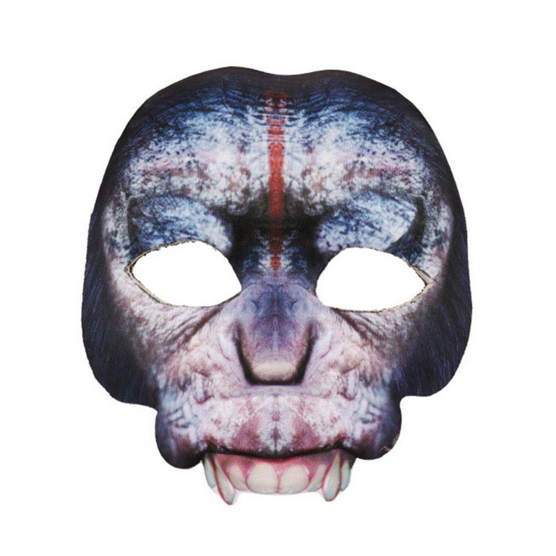 Halloween 3D Animal Half Face Halloween Mask Masquerade Ball Mardi Gras Party Props Scary Make up Cosplay Mask