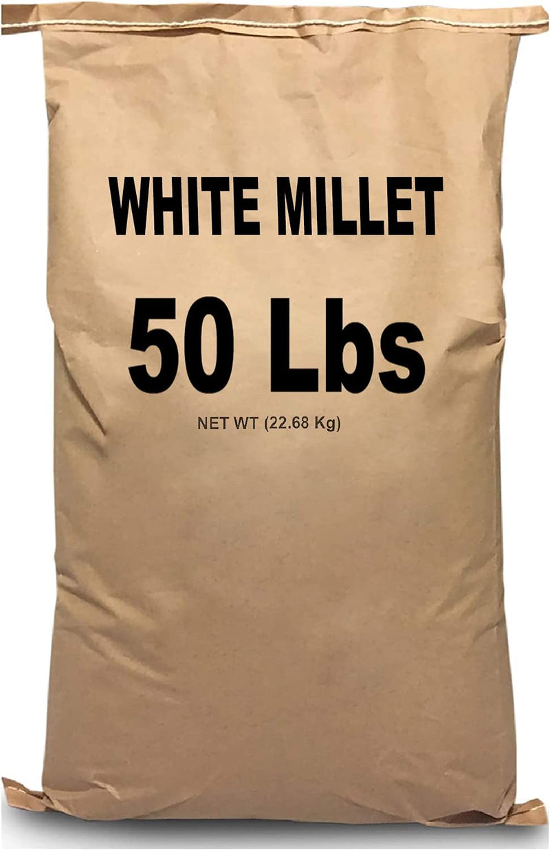 Easygo Product White Millet Wild Bird Food – 50 Lb
