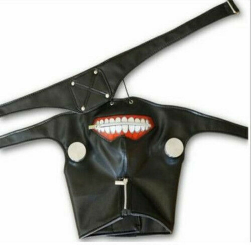 Tokyo Ghoul Mask 3D Stereo One-Eyed Adjustable Masks Cosplay Prop for Halloween Party