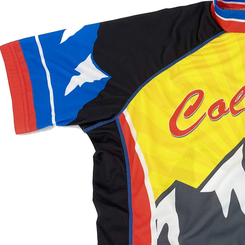 PEAK 1 SPORTS Colorado Men'S Cycling Short Sleeve Bike Jersey