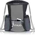 Legendary Drawstring Gym Bag - Waterproof | for Sports & Workout Gear | XL Capacity | Heavy-Duty Sackpack Backpack