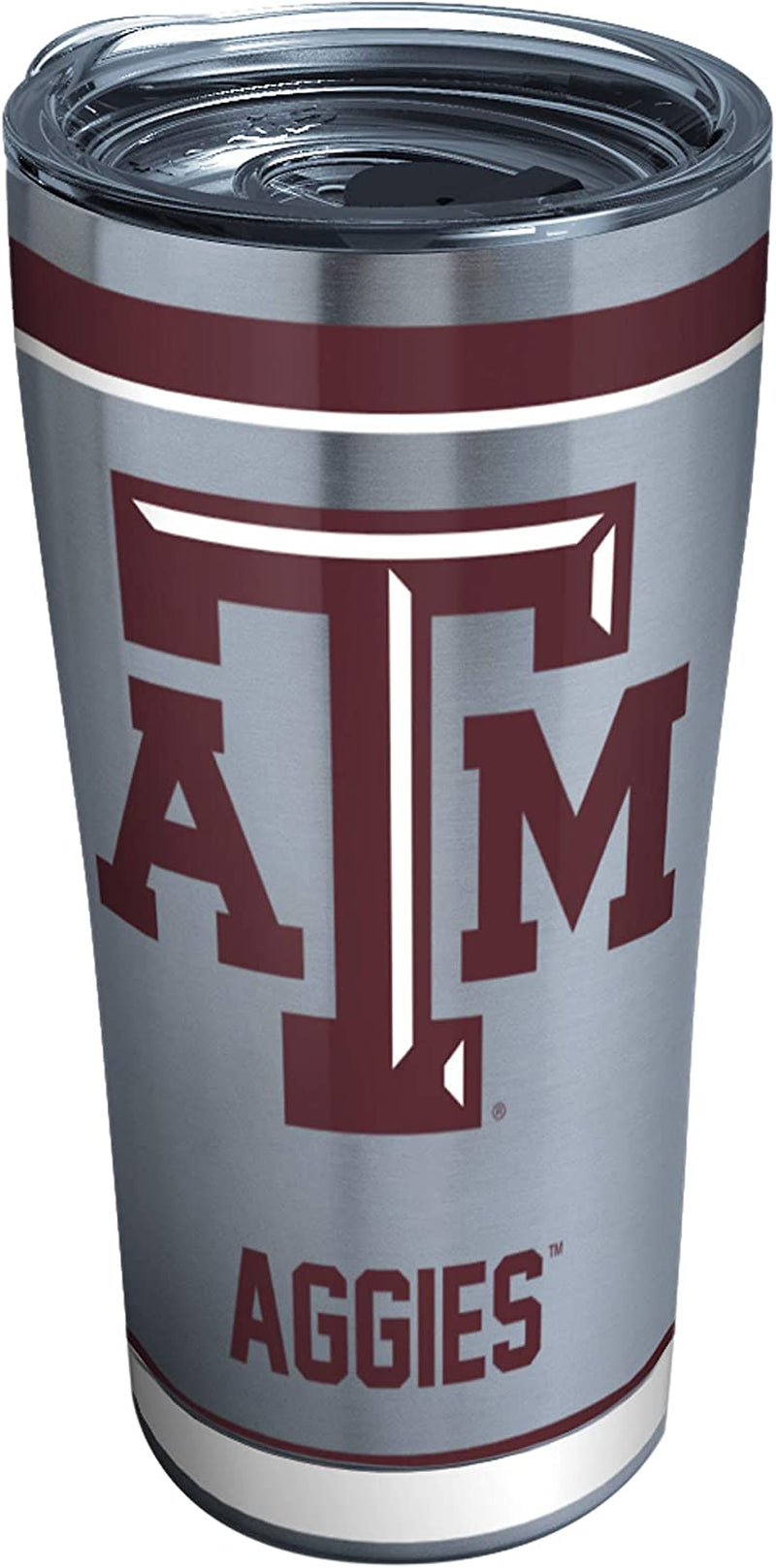 Tervis Triple Walled Texas A&M University Aggies Insulated Tumbler Cup Keeps Drinks Cold & Hot, 30Oz - Stainless Steel, Tradition
