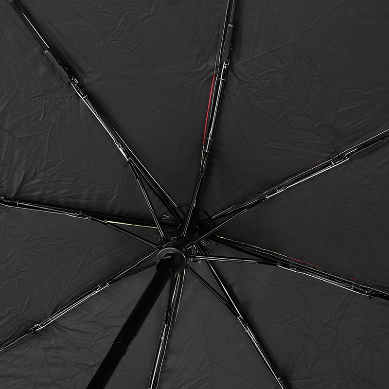 A sixx Umbrella, Decorative 8 Bone Umbrella, Target Pattern Portable Outdoor Archery Target for Raining for Climbing