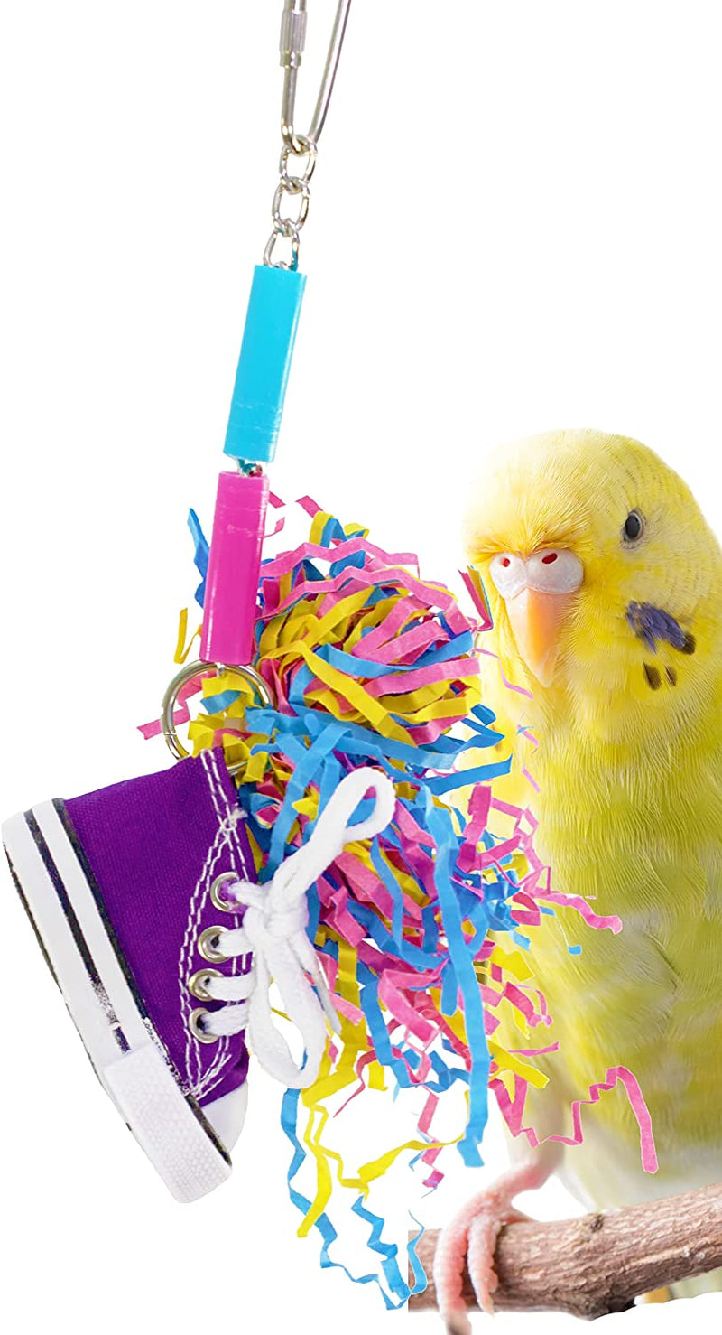 Bonka Bird Toys 1717 Shoo Shred Bird Toy Parrot Craft Cage Cages Cockatiels Budgies Parrotlets. Quality Product Hand Made in the USA.
