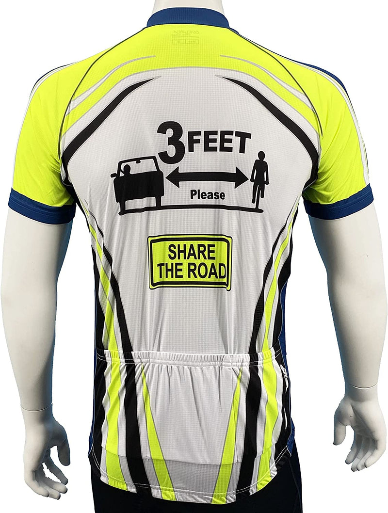 Peak 1 Sports Share the Road Men'S Cycling Jersey